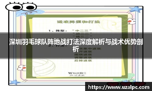深圳羽毛球队阵地战打法深度解析与战术优势剖析